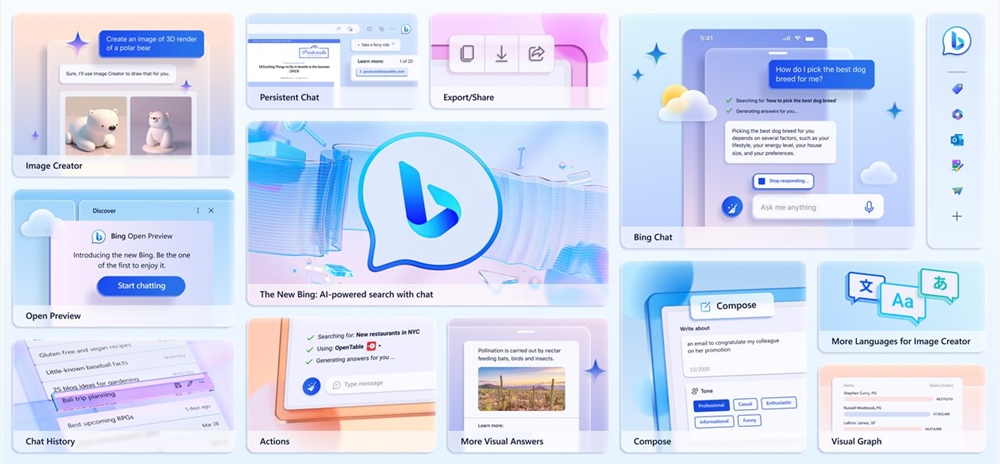 微软 Bing Chat 创意模式更新：显示格式改进和 Image Creator 多语言支持