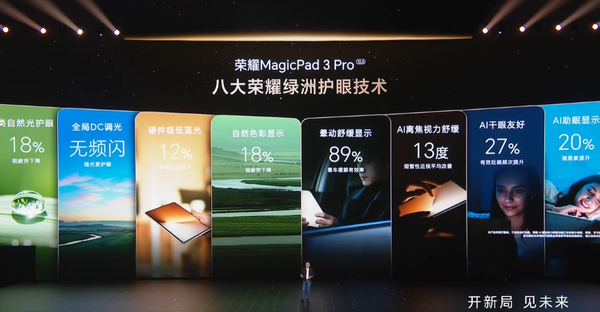 荣耀发布旗下最强平板MagicPad 3 Pro 起售价格3799元
